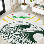 Mali Les Aigles Football Round Carpet Eagles Sporty Style