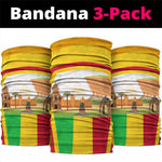I Love Mali Neck Gaiter Famous Tourist Destinations TS04