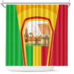 I Love Mali Shower Curtain Famous Tourist Destinations