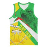 Mali Vulture Eagles Basketball Jersey African Pattern Flag Color - African Pride