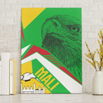 Mali Vulture Eagles Canvas Wall Art African Pattern Flag Color