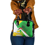 Mali Vulture Eagles Shoulder Handbag African Pattern Flag Color