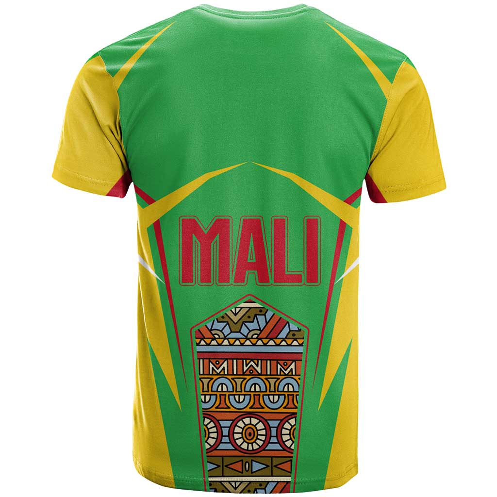 Mali Vulture Eagles T shirt African Pattern Flag Color