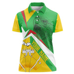 Mali Vulture Eagles Women Polo Shirt African Pattern Flag Color