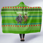 Equatorial Guinea Christmas Hooded Blanket Santa Gorilla Gift Basket - African Pride