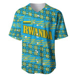 Rwanda Christmas Baseball Jersey Festive Geometric Motifs and Bold Typography - African Pride
