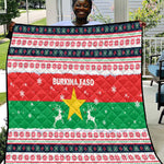 Christmas Burkina Faso Quilt Reindeer Star Design - African Pride