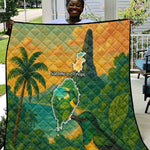 Sao Tome and Principe Quilt Tropical Island Bird and Cocoa Forest - African Pride