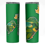 Sao Tome and Principe Skinny Tumbler Tropical Island Bird and Cocoa Forest - African Pride