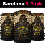 Anubis Egypt Neck Gaiter Ancient Hieroglyph Pharaoh Spirit TS04