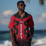 Egypt Flag Emblem Hawaiian Shirt Red Black Bold Spirit - African Pride