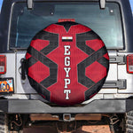 Egypt Flag Emblem Spare Tire Cover Red Black Bold Spirit - African Pride