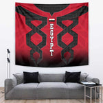 Egypt Flag Emblem Tapestry Red Black Bold Spirit - African Pride