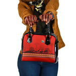 Wildlife South Africa Shoulder Handbag Tribal Pattern National Flag Safari Silhouettes