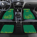 South Africa Springboks Car Mats with Tribal Antelope Design and Floral Accents