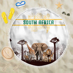 South Africa Wildlife Pride Beach Blanket Big Five Animals