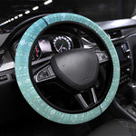 Jamaica Christmas Steering Wheel Cover Rasta Santa Snowman Hammock Angel Palm Trees and Tropical Beach - African Pride
