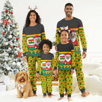 Ghana Christmas Pajama Set Santa Ornament National Coat of Arms and Festive - African Pride