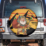 Egypt Christmas Spare Tire Cover Pharaoh Santa Pyramids Eye of Horus and Ancient Egyptian - African Pride
