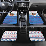 Somalia Christmas Car Mats Santa on Camel Christmas Tree Ornaments Candy Canes and Snowflake - African Pride