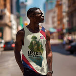 Liberia Wildlife Men Tank Top African Safari and Ocean Marine Life - African Pride