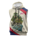 Liberia Wildlife Sleeveless Hoodie African Safari and Ocean Marine Life - African Pride