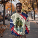 Liberia Wildlife Sweatshirt African Safari and Ocean Marine Life - African Pride
