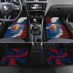 Liberia Elephant Power of Tradition Car Mats Tribal Red Blue Splash - African Pride