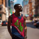 Liberia Lone Stars Rise Football Men Tank Top Map Graphic and National Flag - African Pride