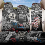 Martin Luther King Day Afro Back Car Seat Cover Civil Rights Leader - Classic American Street Graffiti - African Pride