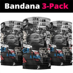 Martin Luther King Day Afro Neck Gaiter Civil Rights Leader - Classic American Street Graffiti TS04