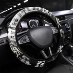 Martin Luther King Day Afro Steering Wheel Cover Civil Rights Leader - Classic American Street Graffiti - African Pride