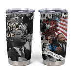 Martin Luther King Day Afro Tumbler Cup Civil Rights Leader - Classic American Street Graffiti - African Pride