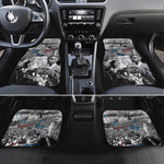 Afro Malcolm X Car Mats Quotes Dates and Black History Activist Theme - African Pride
