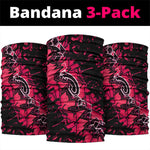 Hip Hop Graffiti Design Neck Gaiter Sitting Hooded Figure and Red Black Street - African Pride