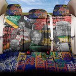 Nelson Mandela Graffiti Back Car Seat Cover Street Spray Art Recreating The Life Of A Great Man - African Pride