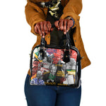Nelson Mandela Graffiti Shoulder Handbag Street Spray Art Recreating The Life Of A Great Man - African Pride