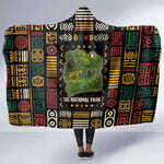 Ivory Coast Hooded Blanket Tai National Park Wildlife Map - African Pride