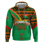 Burkina Faso Heritage Hoodie Tribal Spears and National Emblem - African Pride