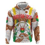 Burkina Faso Rising Horse Hoodie Golden Harvest and National Pride - African Pride