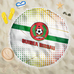 Guinea Bissau Beach Blanket White Green Red Gradient - African Pride
