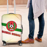 Guinea Bissau Luggage Cover White Green Red Gradient - African Pride