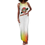 Guinea Bissau Tank Maxi Dress White Green Red Gradient - African Pride
