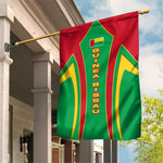 Guinea Bissau Garden Flag Red Green Yellow Stripe Design and Black Star - African Pride
