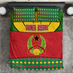 Guinea Bissau Bedding Set Red Yellow Green Geometric - African Pride