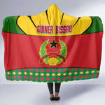 Guinea Bissau Hooded Blanket Red Yellow Green Geometric - African Pride