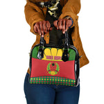 Guinea Bissau Shoulder Handbag Red Yellow Green Geometric - African Pride