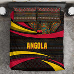 Angola Bedding Set Red Black Yellow Tribal and Elephant - African Pride