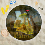Angola Beach Blanket Savannah Wildlife and African Animal - African Pride