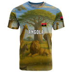 Angola T shirt Savannah Wildlife and African Animal - African Pride